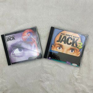 You Don't Know Jack Volumes 2 & 3 PC CD Vintage Trivia Games